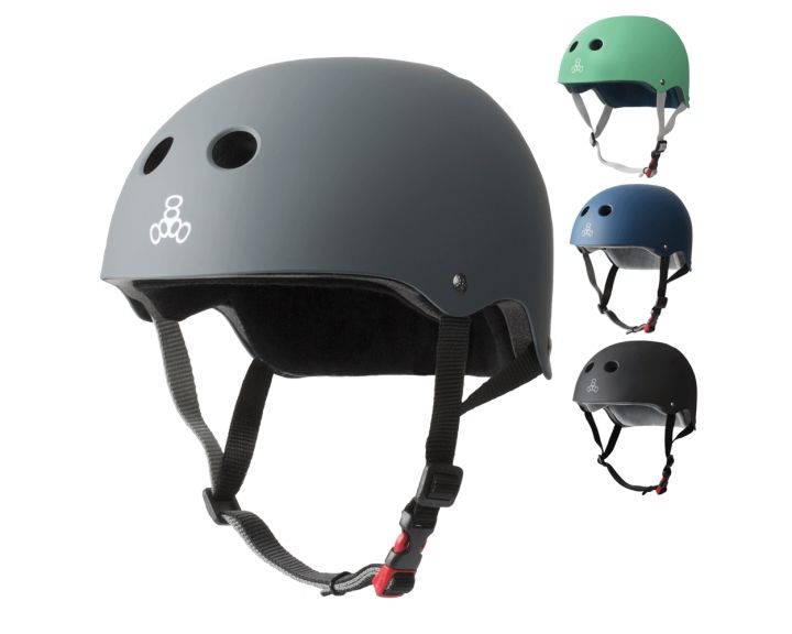 Triple 8 THE Certified Sweatsaver Helmet - Rubber Asst. Colours