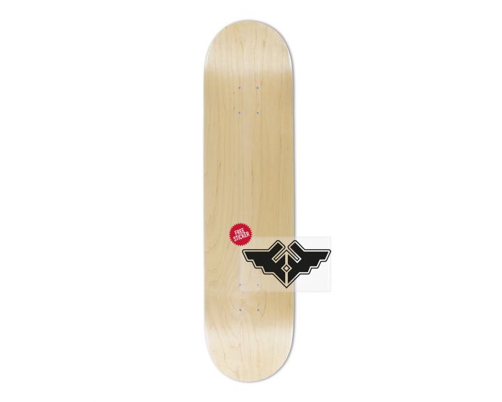 Fracture Classic Blank Deck Natural 7.75