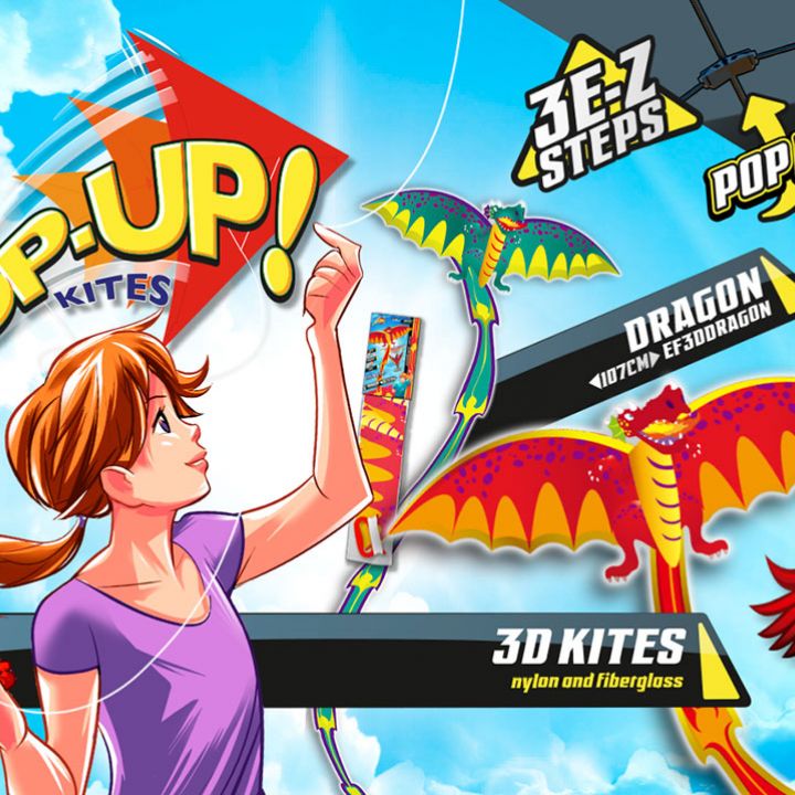 Pop-Up Kites