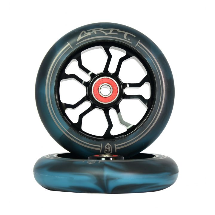 BlackBlackTealSwirl