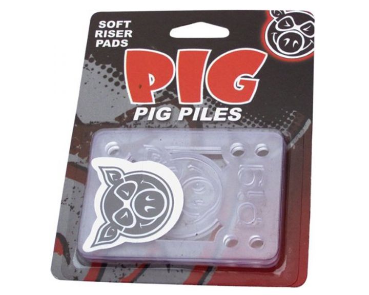 Pig Piles Shockpads 1/8" Risers Clear