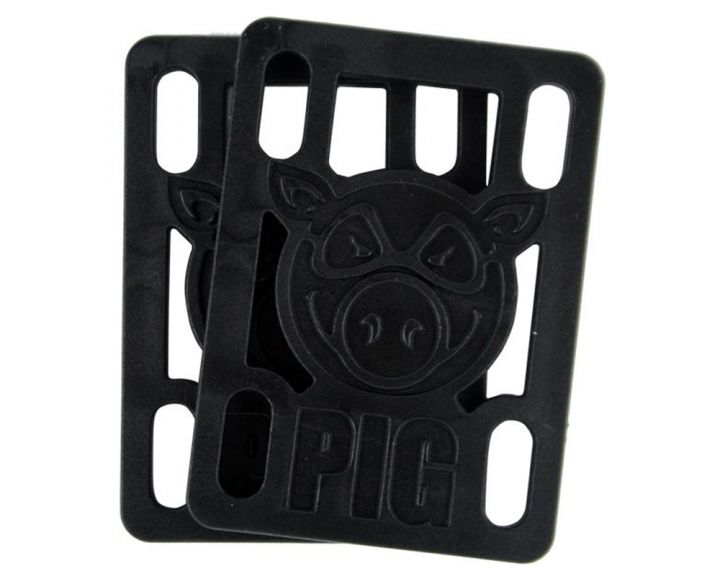 Pig Piles Hard Risers 1/8 Black