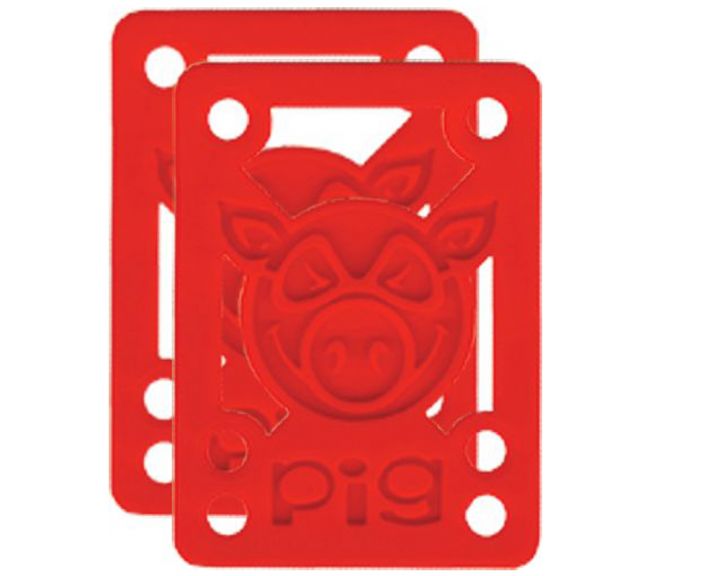 Pig Piles Hard Risers 1/8 Red