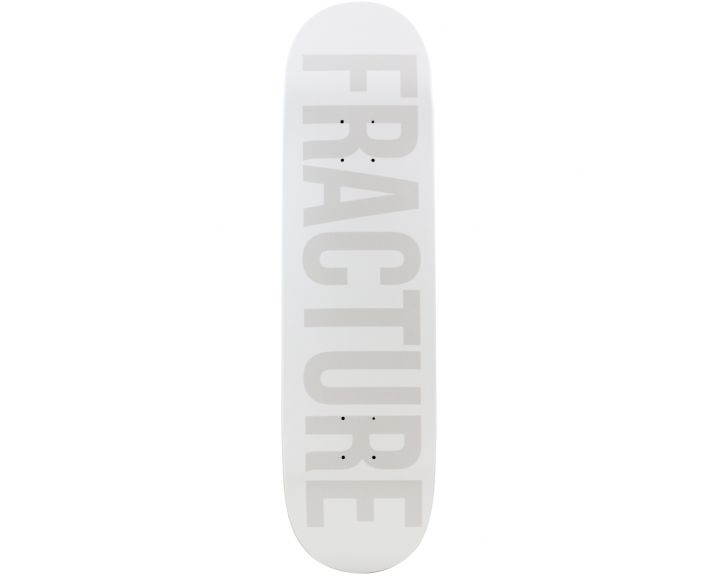 Fracture Fade White Deck 8.25