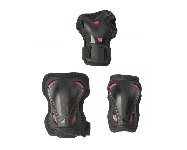 Rollerblade Skate Gear W 3 PK Black / Raspberry