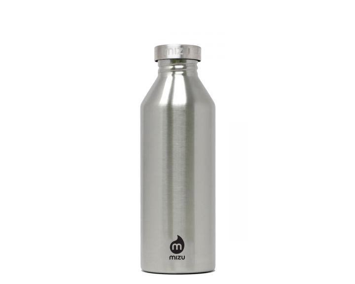 Mizu M8 Water Bottle - Stainless W/ Stainless Cap