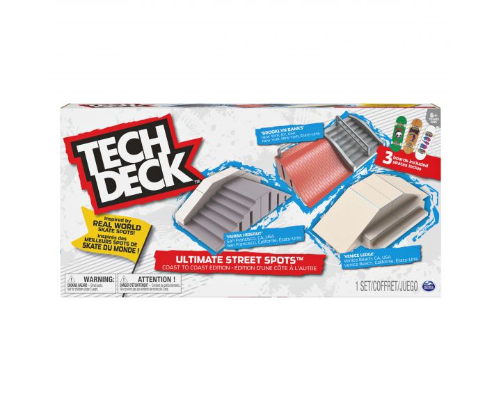Tech Deck Street Spots - 4 Pack