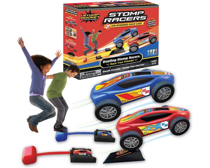 STOMP ROCKET Duelling Stomp Racers - 6 PK