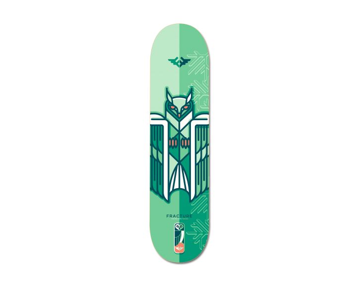 Fracture x Jono Wood Green Deck 8.25