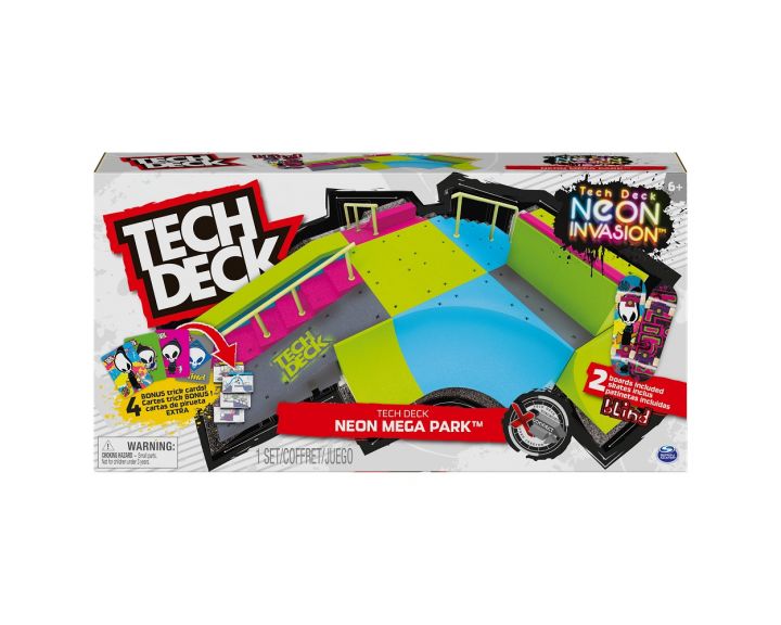 Tech Deck X-Connect Neon Mega Park - 4 PK