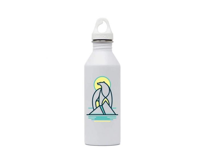 Mizu M8 Water Bottle - BEAR White