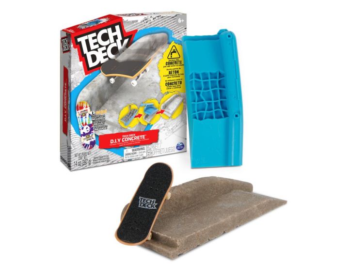 Tech Deck DIY Concrete Reusable Modeling Set - 5 PK