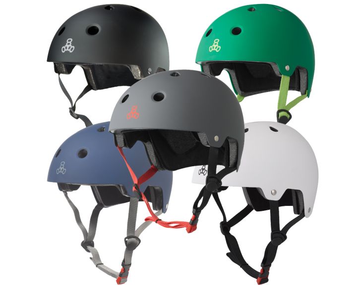 Triple 8 Dual Certified Helmet Matte - Various Colours