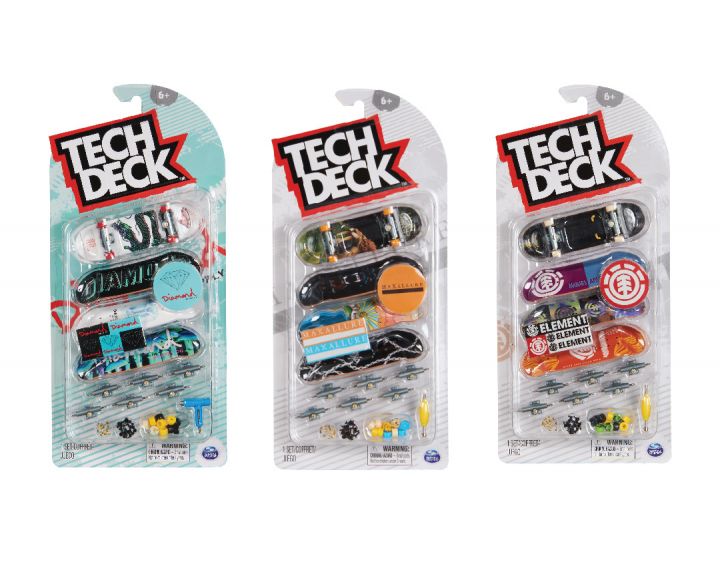 Tech Deck Deluxe 4 Pack (M01) - 8 PK CDU