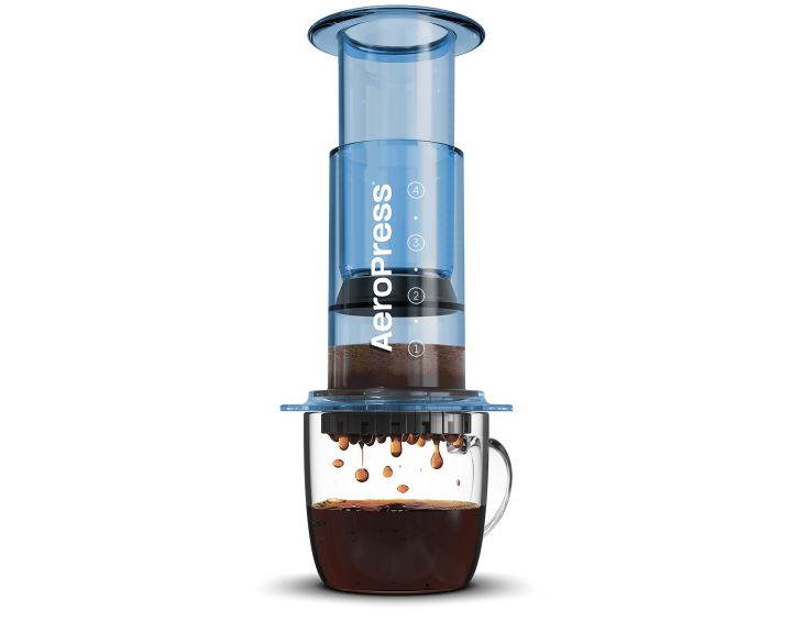 AeroPress Clear Blue Single