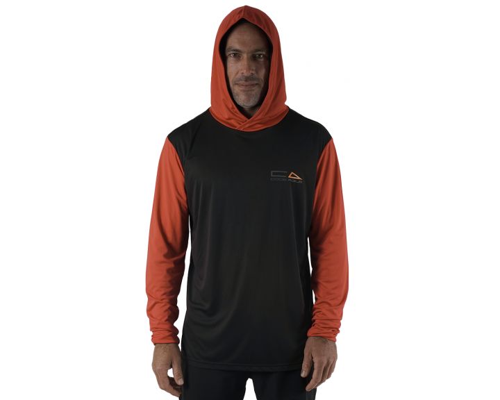 Code Foils Sun Long Sleeve Tee Blk/Org