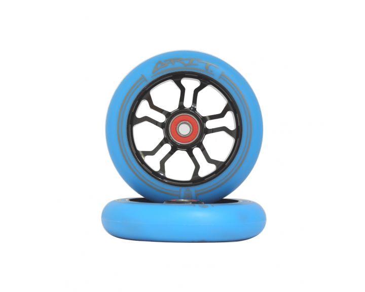 Grit Wheels 10R 110mm Black/Blue (Pair)