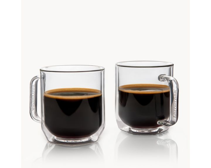 AeroPress Glass Coffee Mug - 2PK